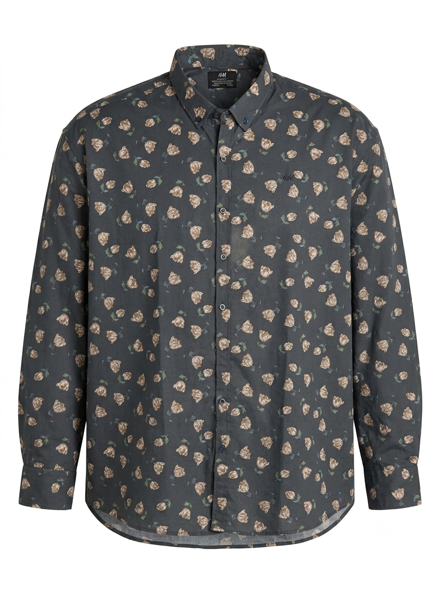 Floral Print Cotton Shirt