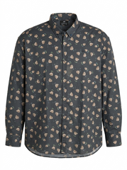 H&M Floral Print Cotton Shirt