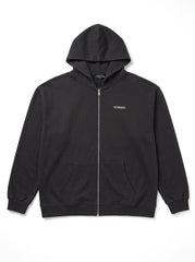 Men Kleinigkeit Statement Back-Print Zip Hoodie