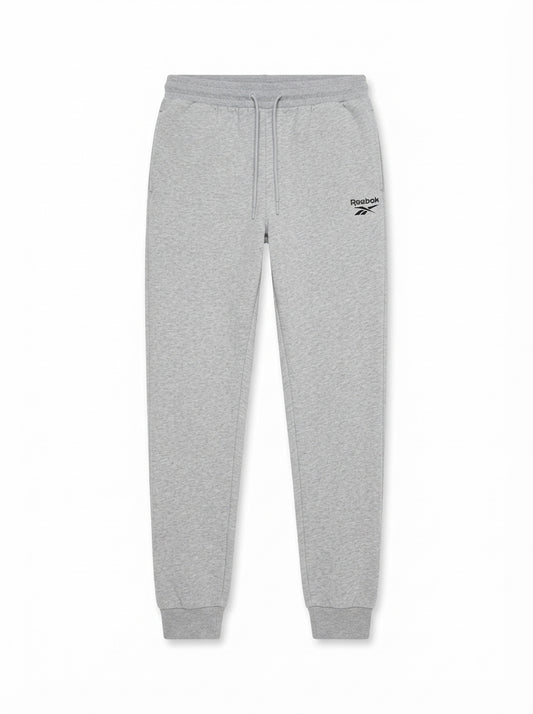 Mens Heather Grey Minimalist Logo Joggers | Casual Athletic Sweatpants