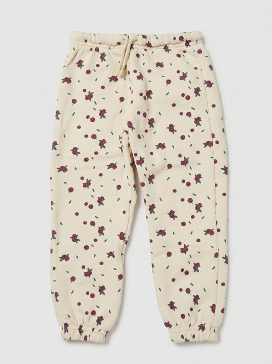 Kids' Berry Print Fleece Joggers | Cozy Sweatpants