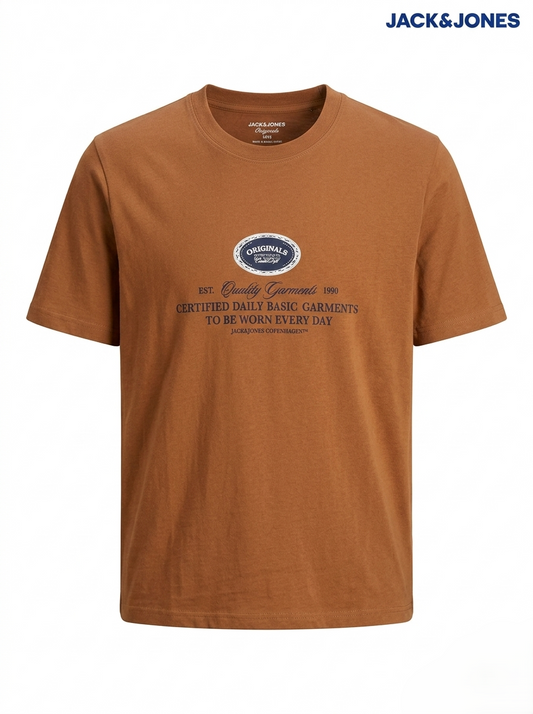 JJ Men's Heritage "Originals" Graphic T-Shirt – Tobacco Brown