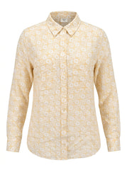 Women’s Floral Print Long-Sleeve Shirt
