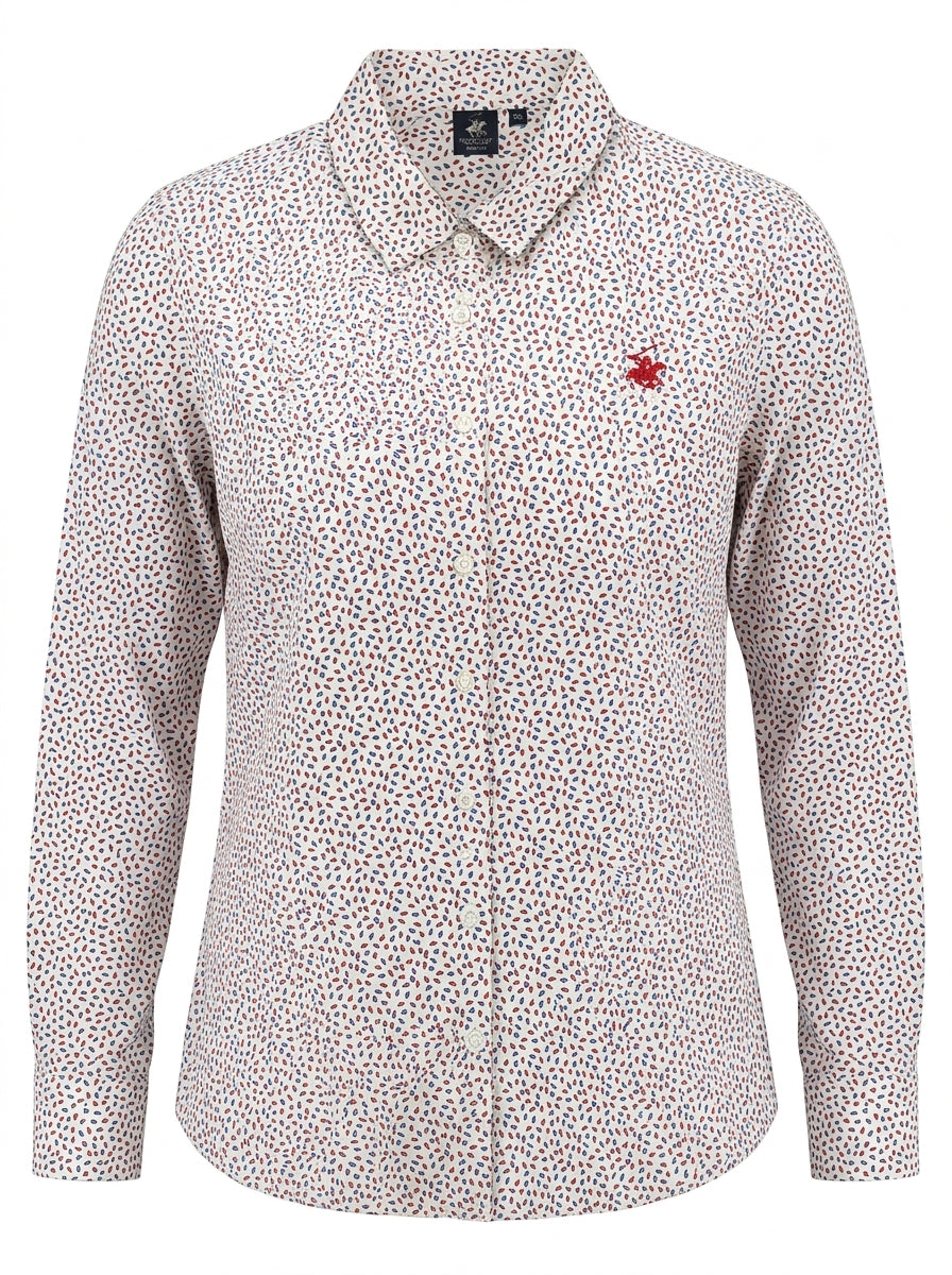 Women’s Micro-Speckle Print Shirt