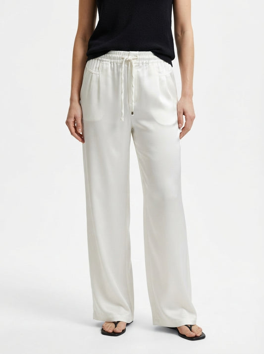 Women's Wide-Leg Drawstring Lounge Pants
