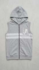 ROAD WEAR KIDS SLEEVE LESS ZIPPER WITH HOOD