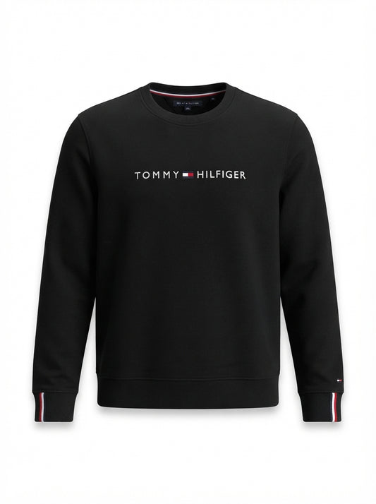 Men's Classic Embroidered Logo Crewneck Sweatshirt