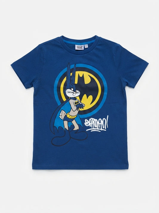 Kids' Bugs Bunny as Batman Graphic T-Shirt – Royal Blue
