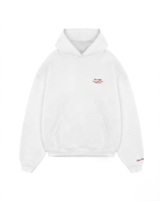 SHASHKA Mens Back Printed Zipped Hoodie