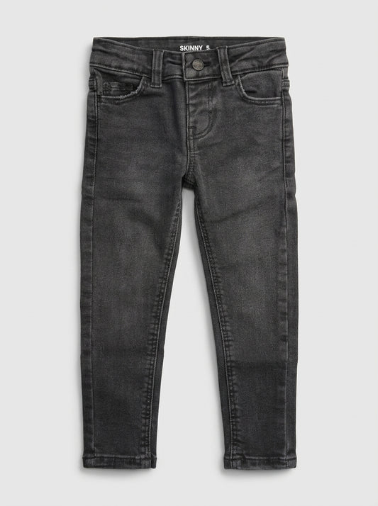 Everyday Kids' Faded Black Skinny Jeans – Soft Stretch Denim