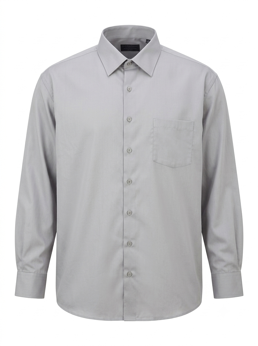 Signature Carrington Classic Fit Non-Iron Sateen Dress Shirt