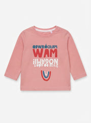 Kids' Slogan Print Long-Sleeve T-Shirt