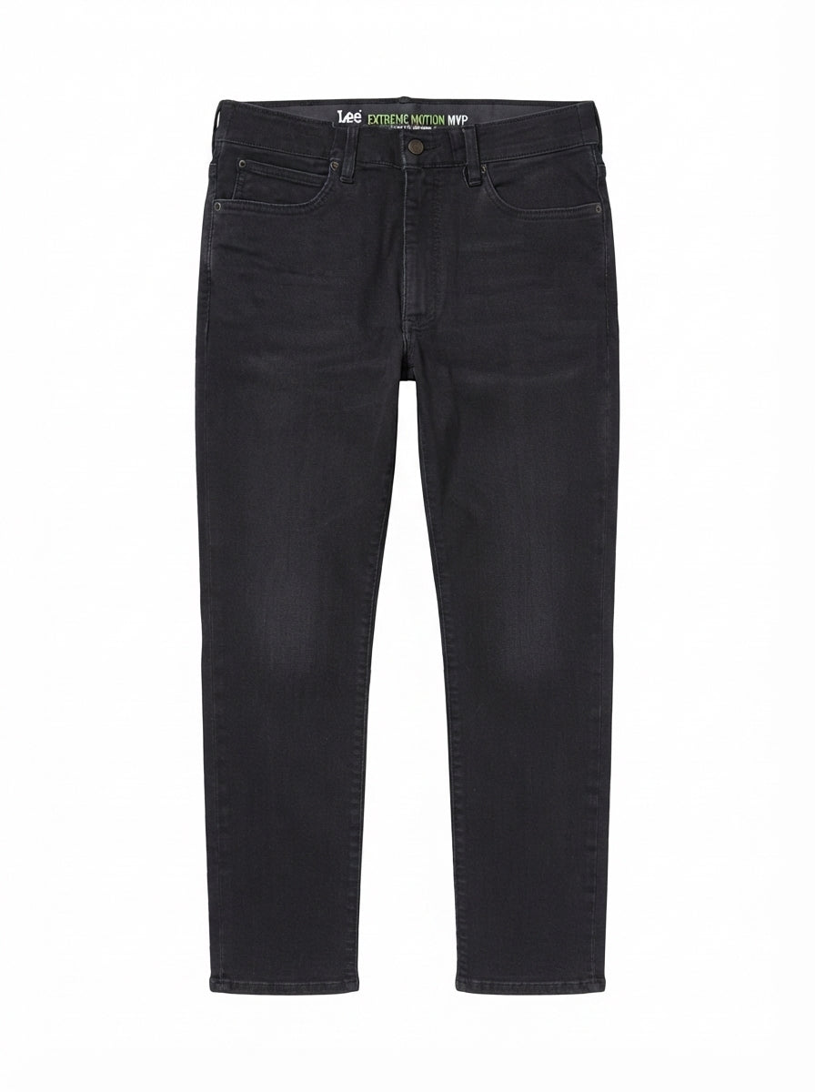 MVP Men’s Slim Tapered Black Stretch Jeans