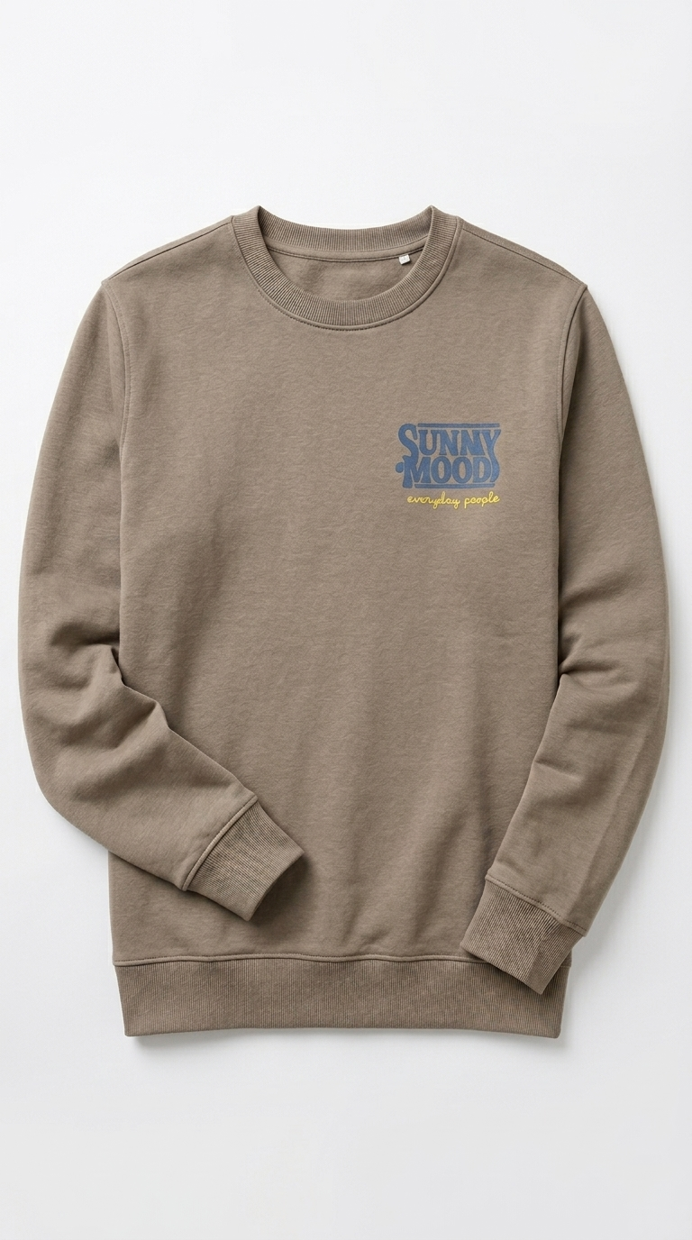 BLEND MENS BHSUN NATURE BACKPRINT SWEATSHIRT