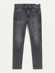 Men’s Slim Fit Grey Acid Wash Denim Jeans