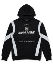 Men Sport Club Graphic Panel Pullover Hoodie