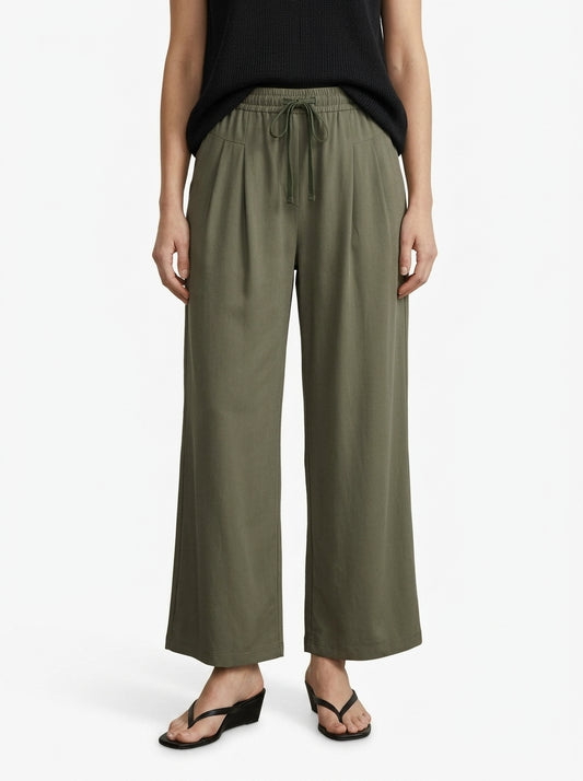 Women's Wide-Leg Drawstring Lounge Pants