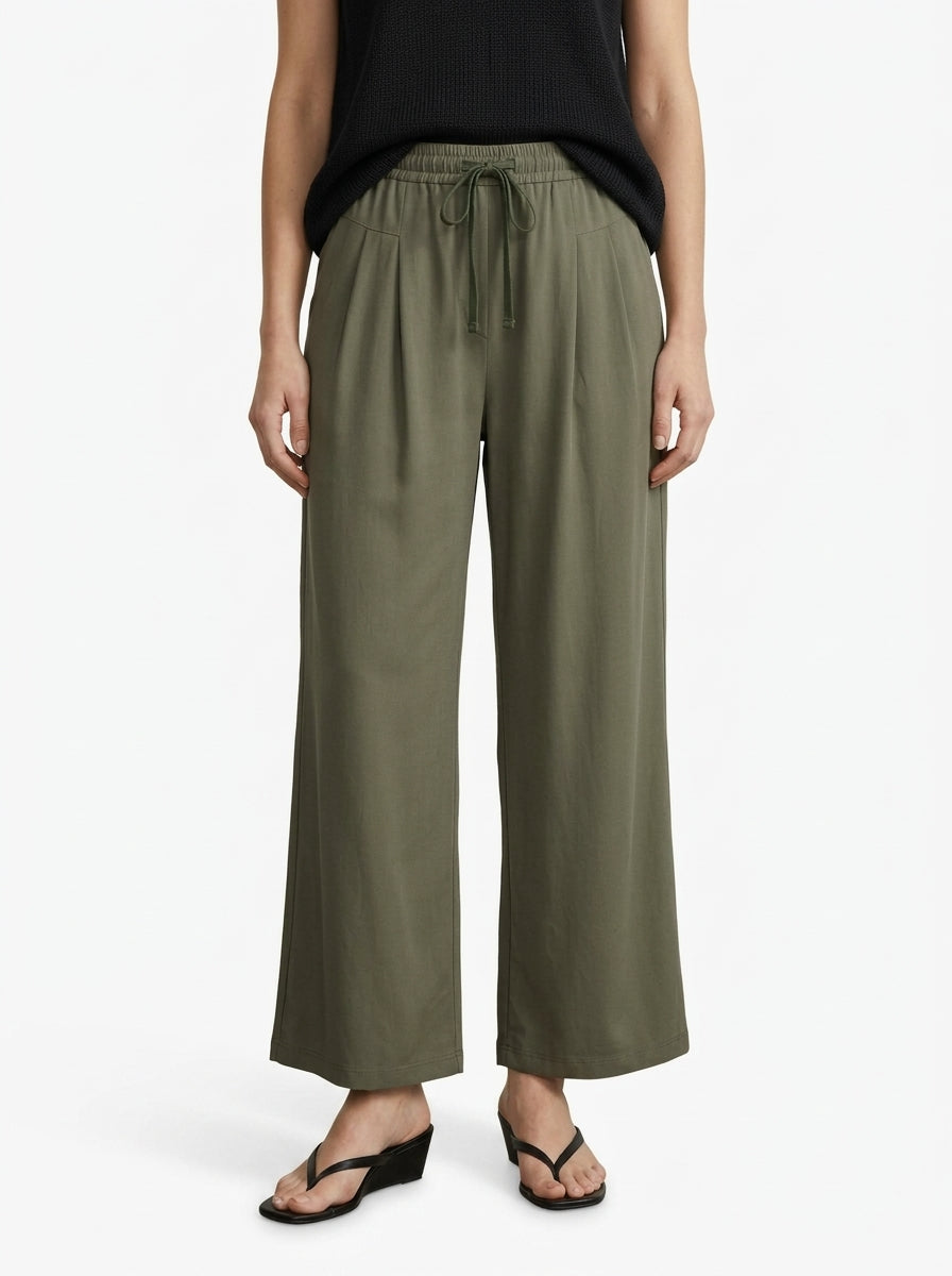 Women's Wide-Leg Drawstring Lounge Pants