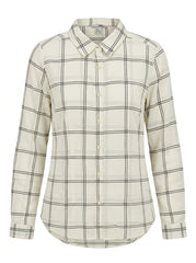 Women's Check Long-Sleeve Button-Down Shirt