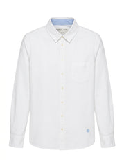 Women's Classic White Long-Sleeve Shirt