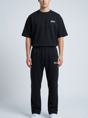 Pull & Bear Men Relaxed Fit Graphic Tracksuit Set