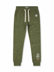 Boys Olive Green Joggers | Comfortable Kids Sweatpants & Casual Pants