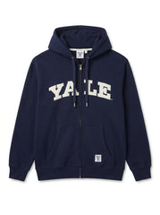 Yale Varsity Arch Zip-Up Fleece Hoodie