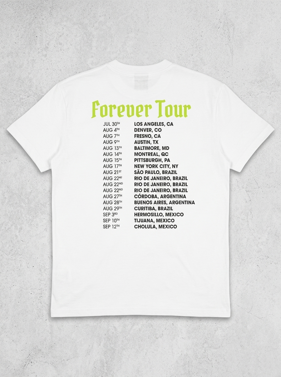 Euphoric "Forever Tour" Graphic T-Shirt