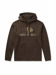 Mossy Oak Brown Oversized Graphic Hoodie | Men's Streetwear