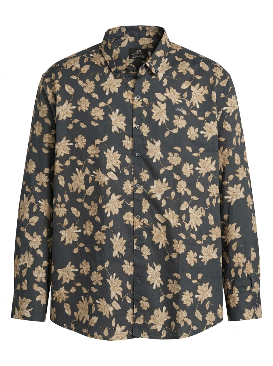 Floral Print Cotton Shirt