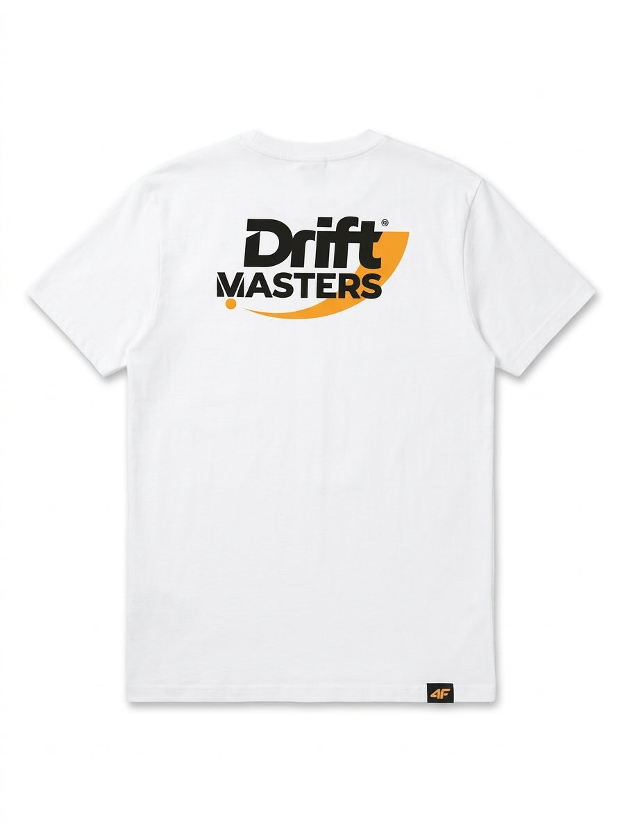 Men's Graphic Motorcycle & Motorsport T-Shirt - White Crew Neck