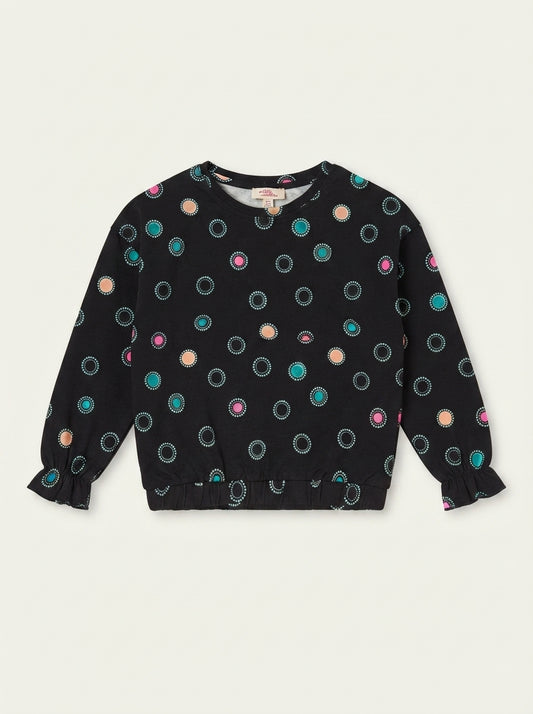 Girls' Polka Dot Sweatshirt