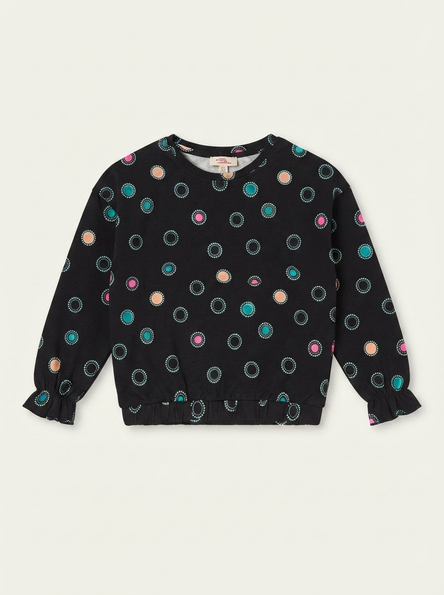 Girls' Polka Dot Sweatshirt