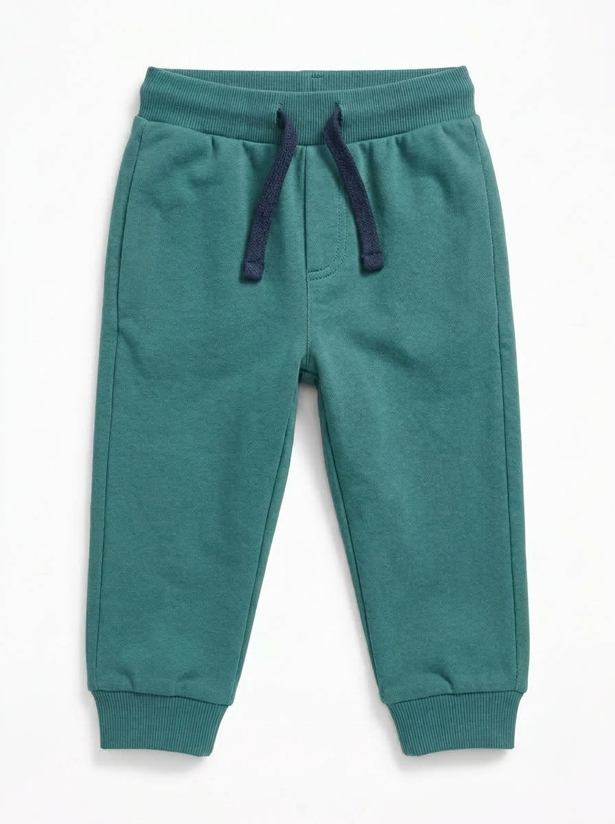 Boys' Teal Blue Fleece Jogger Pants
