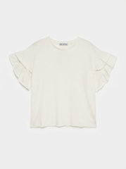 Women's Ruffle Short Sleeve Top