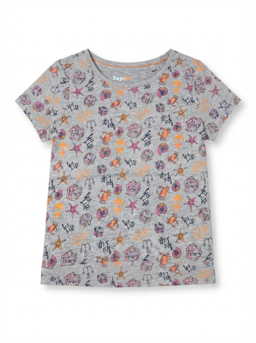 Kids' Sea Life Print T-Shirt