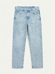 Men’s Loose Fit Light Acid Wash Denim Jeans