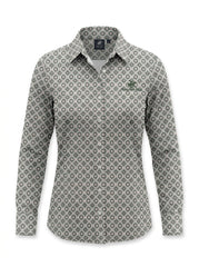 Women’s Geometric Print Long-Sleeve Shirt