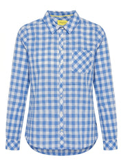 Everyday Blue and White Check Shirt for Women