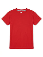 Kids' Classic Red Short-Sleeve Basic T-Shirt