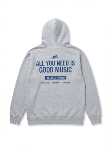 Beat Down Grey Graphic Hoodie | Men's Streetwear Pullover