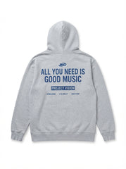 Beat Down Grey Graphic Hoodie | Men's Streetwear Pullover