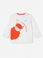 Girls' Floral Print Ribbed T-Shirt
