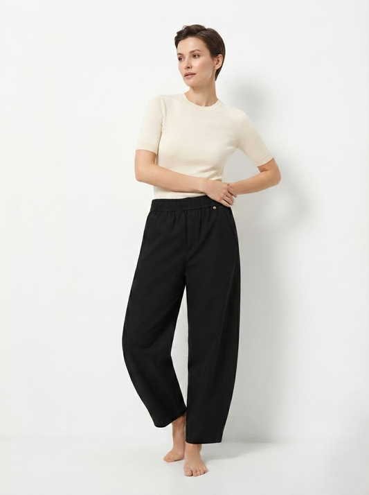 Everyday Women Comfort Barrel-Leg Pants