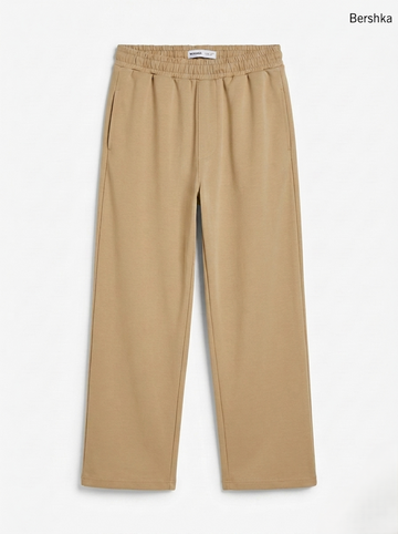 Bershka Straight-Leg Drawstring Lounge Pants