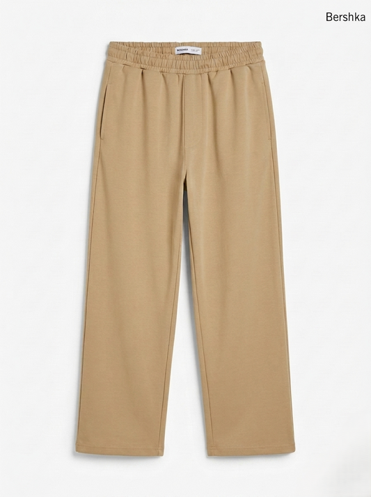 Bershka Straight-Leg Drawstring Lounge Pants