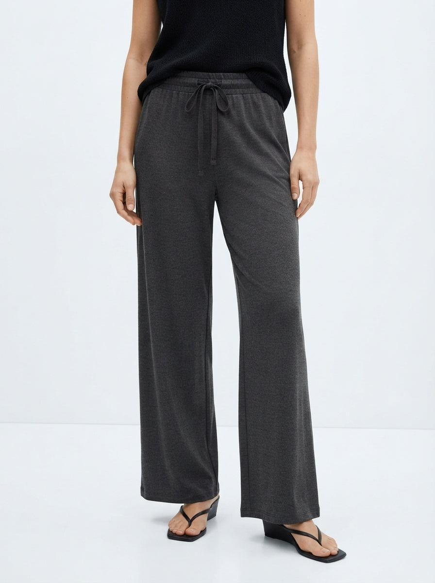 Women's Wide-Leg Drawstring Lounge Pants