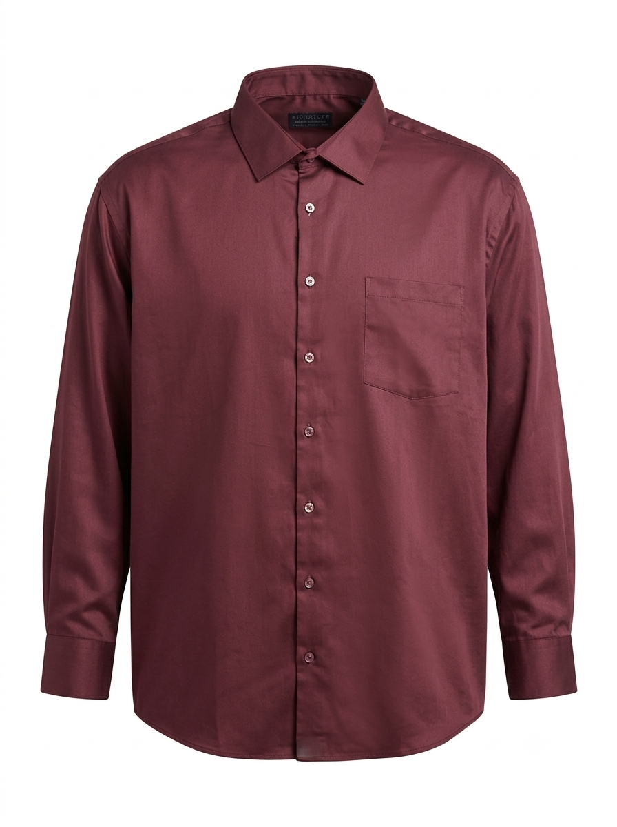 Signature Carrington Classic Fit Non-Iron Sateen Dress Shirt