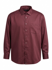 Signature Carrington Classic Fit Non-Iron Sateen Dress Shirt