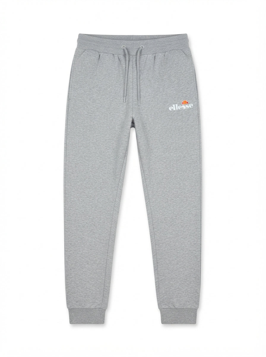 Heather Grey Ellesse Logo Joggers | Casual Athletic Sweatpants